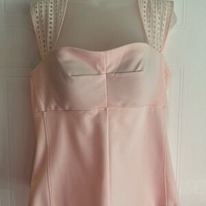 VS pink eyelet top, never worn